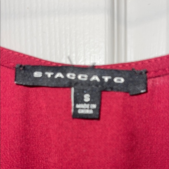 Staccato Red Wrap Camisole Top - Picture 2 of 7